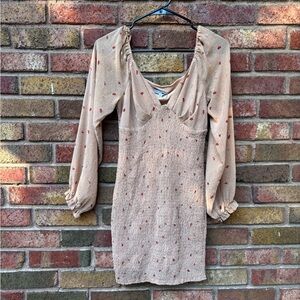 Fashion Nova Walk That Smock Mini Dress